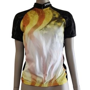 Voler Womens S Patriotic Military Cycling Jersey Flag Airborne Race Raglan Shirt